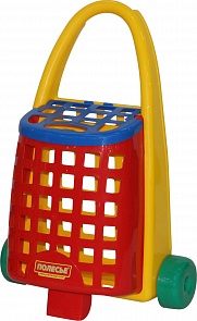 Забавная тележка на колесиках и с подставкой (Полесье, п-56702)